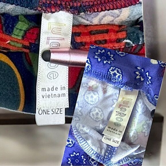 2 Pair LulaRoe Leggings  l OS l EUC - Picture 5 of 8